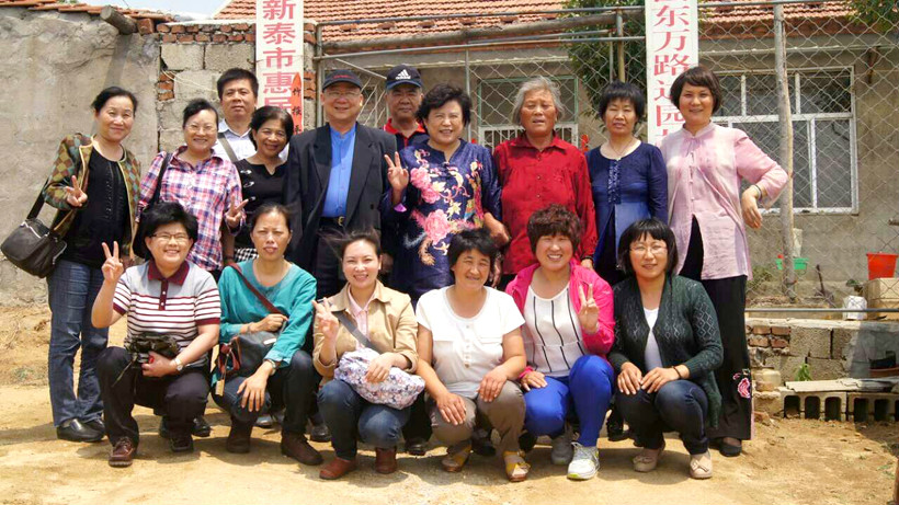 台湾前6届***高立法委员沈智慧率领台湾农业考察团到我毛梾文化产业园考察指导工作